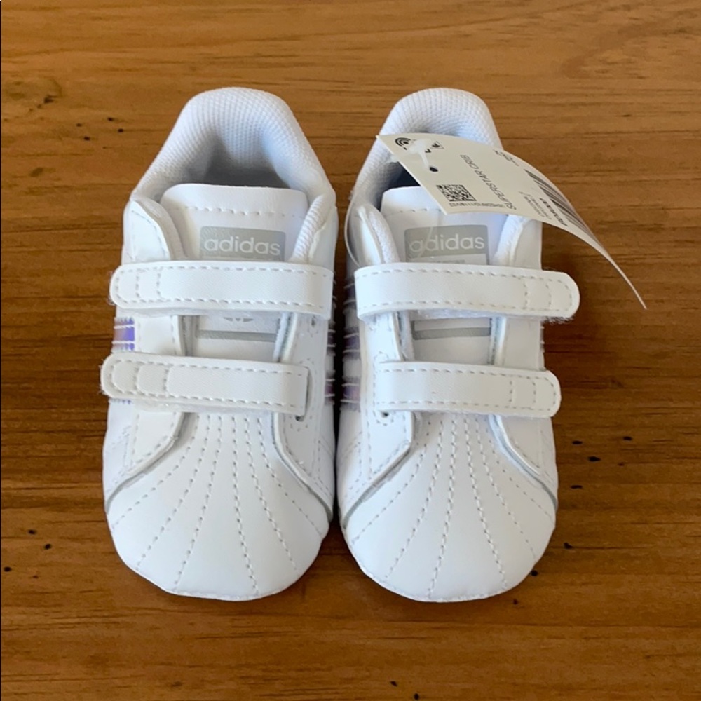 Adidas superstar crib shoe